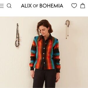 Alix Of Bohemia Dolly Camp Flannel Shirt